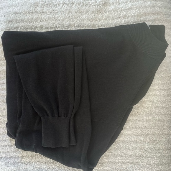 Men's Black Silk & Cotton Sweater Preppy Academia Neutral Layer Sz XL - Picture 7 of 8